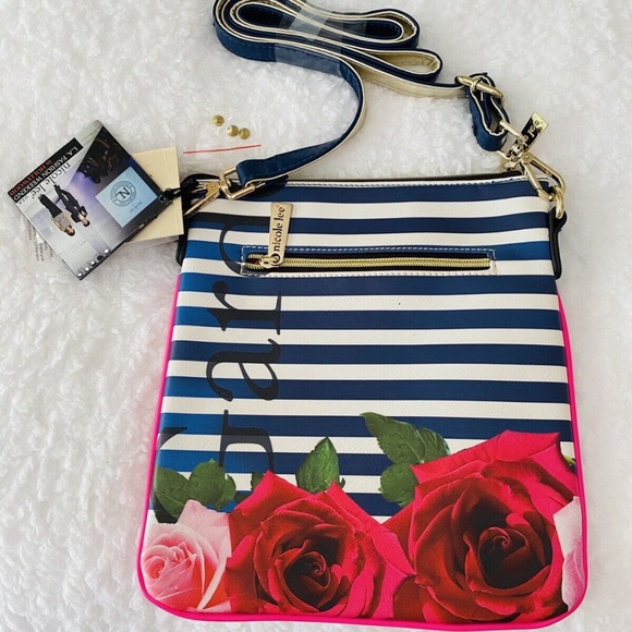 Nicole Lee Crossbody Print Lady in Red Handbag Purse NWT Style# #LAR10322 - Picture 2 of 5